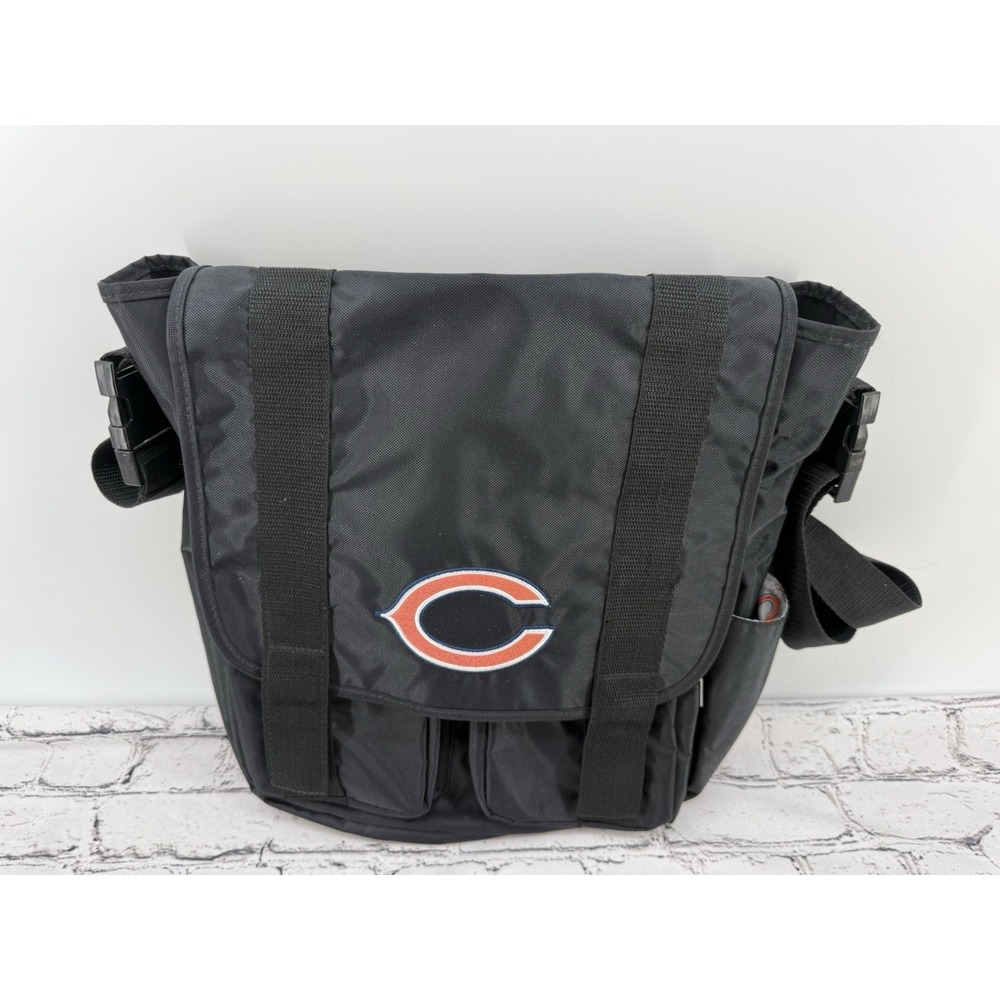 NFL Chicago‎ Bears Diaper Changing Bag Official License Black Logo